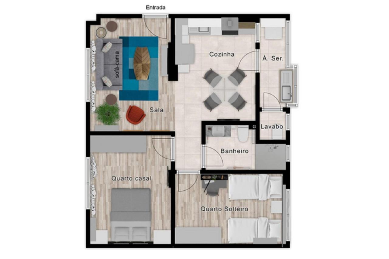 Apartamento Aluri 포르투알레그리 외부 사진